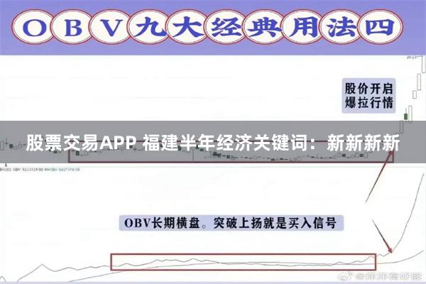 股票交易APP 福建半年经济关键词：新新新新